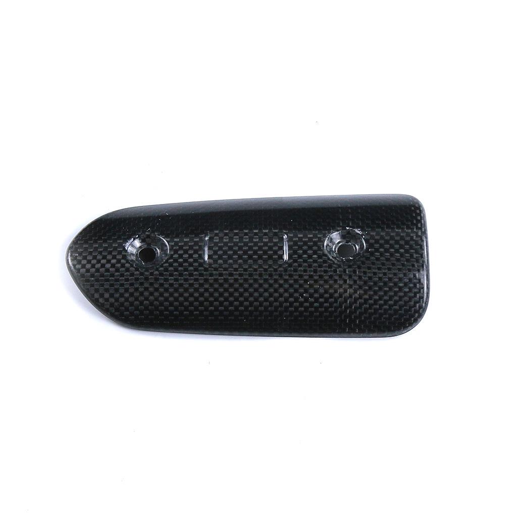 Motorcycle Carbon Fiber Exhaust Heat Shield - Anti-Scald, High-Temperature Resistant Cover.