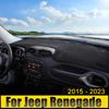 Car Accessories For Jeep Renegade BU 2015 2016 2017 2018 2019 2020 2021 2022 2023 Dashboard Cover Avoid Light Carpet Anti-UV Mat
