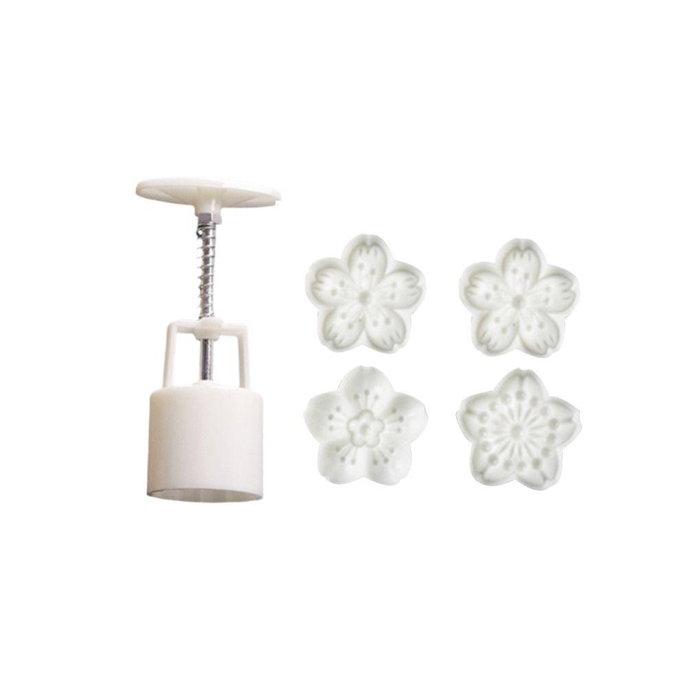 Mid Autumn Festival Moon Cake Mould 50g Plungers Pastry Tools Moon Cake Tool Hand Press Mold
