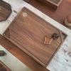 Camping Cutting Board Black Walnut Kitchen Cutting Board Cutting Board Square Thickened Cutting Board