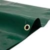 VidaXL Tarpaulin, Roof Cover with Metal Eyelets, UV-Resistant Protective Tarp Garden Outdoor, Green 156051