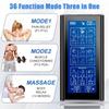 3-in-1 TENS Unit Rechargeable Muscle Stimulator EMS Dual Channel for Neck Pain Muscle Therapy Pain Management Pulse Massager