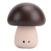 Small Wood Mushroom Lamp Night Light Cordless Bedside Touch Lamp USB Rechargeable 450mAh Battery