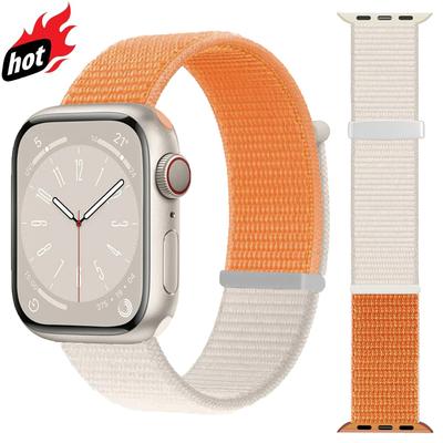 Нейлоновый ремешок-петля для Apple Watch Series11 46 мм 45 мм 44 мм 41 мм 42 мм 40 мм 38 мм Ремешок-браслет для IWatch Ultra3 49 мм 10 9 8 7 6 SE 5 Умный ремешок
