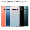 Задняя крышка аккумулятора для Samsung Galaxy S10/S10+/S10E Стеклянный задний корпус Запасные части + Объектив камеры для S 10 10Plus 10E