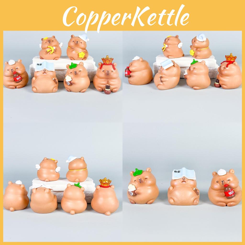 Capybara Pvc Collectible Figure With Cartoon Design For Anime Fans