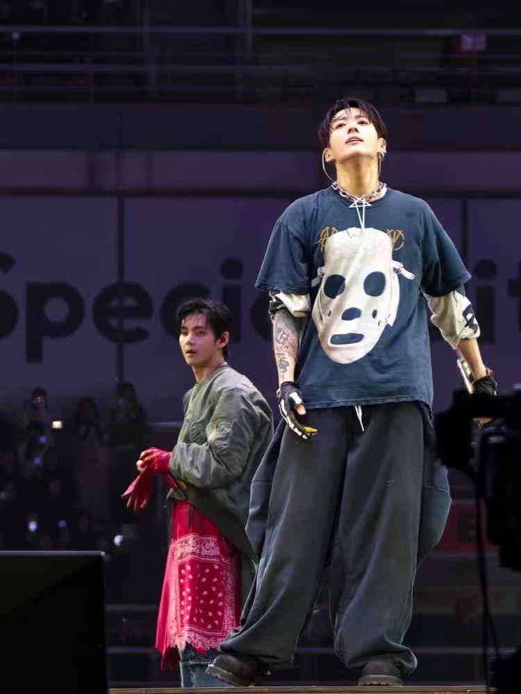 Футболка в стиле BTS Jungkook Летняя K-pop Модная футболка