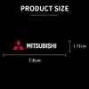 Наклейки-значки на тормозной суппорт автомобиля, термостойкое покрытие, декорация для Mitsubishi Outlander 3 Xl Lancer 9 EX ASX Colt Grandis Pajero
