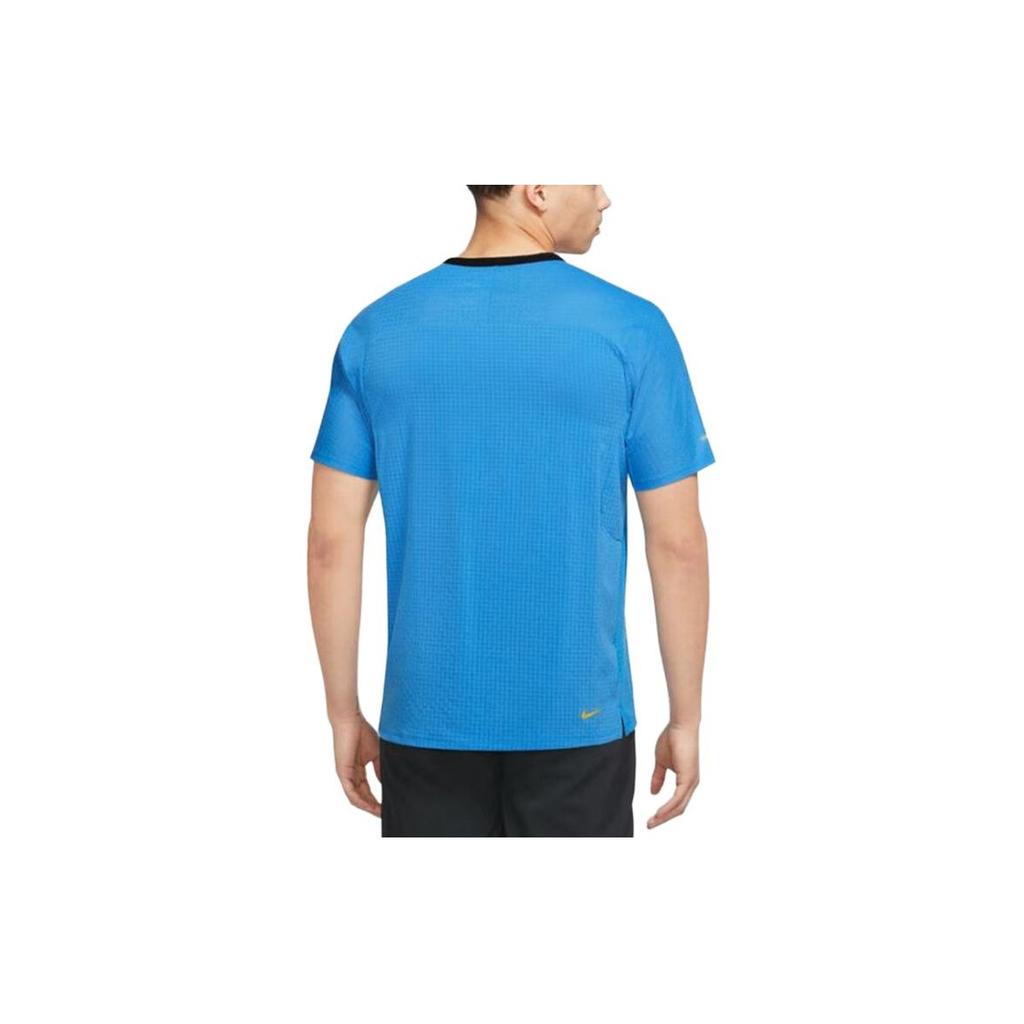 Nike Мужская футболка с коротким рукавом для трейлраннинга Nike Dri-FIT Trail Solar Chase 'Синий' DV9306-435