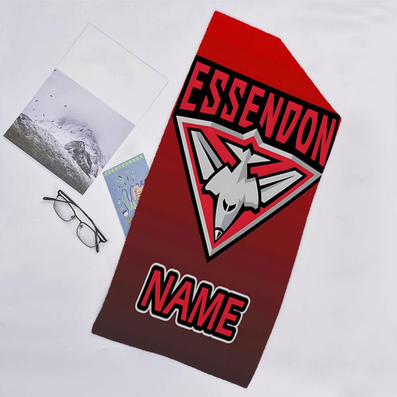 1pc Football20 Beach Towel with Custom Name, Beach/Swimming/Bath/Picnic/Camping Towel, Suitable for Seaside Beaches
