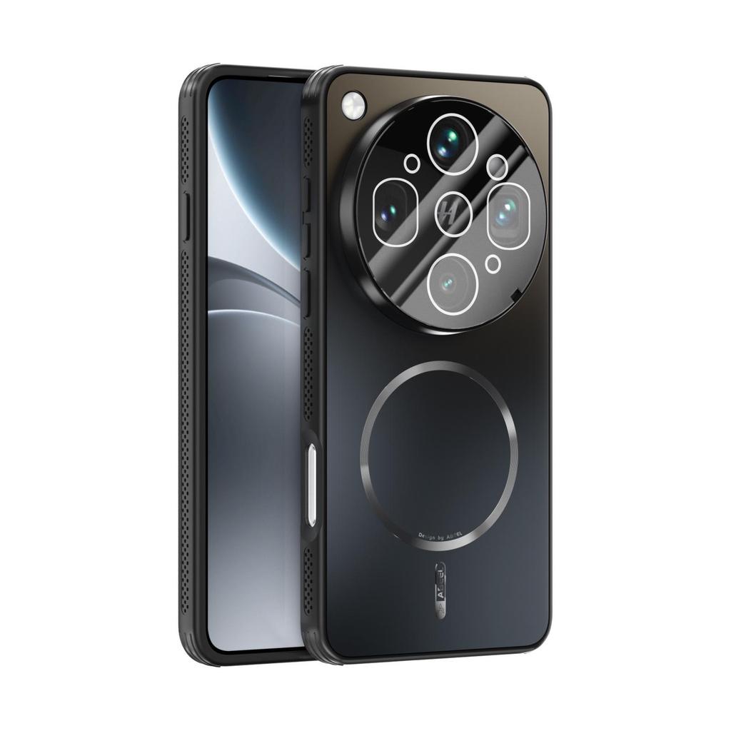 Магнитный противоударный матовый чехол с рассеиванием тепла для OPPO Find X9 Ultra/Reno 15 Pro