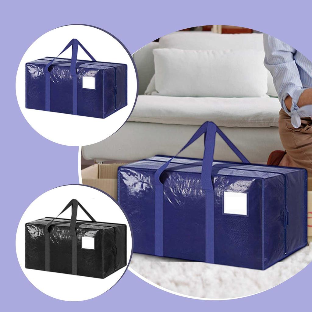 Ultra Heavy Large Moving Bag With Strong Zipper And Comfortable Handle, Heavy-duty Clothing Storage Bag