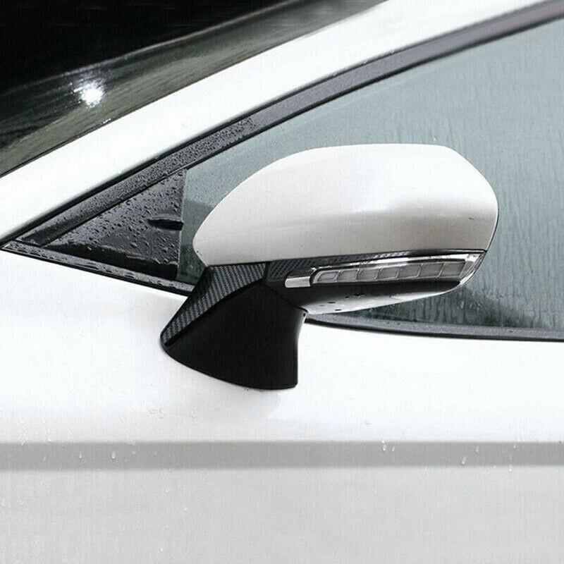 4x For Toyota Camry 2018-2023 Carbon Fiber Door Rearview Mirror Base Cover Trim