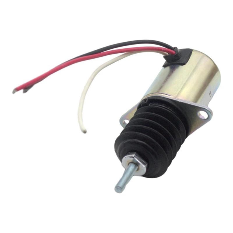 Durable-AM124379 12V Fuel Shutoff Solenoid For John Deere 415 455 445 430 Front Mower Lawn And Garden Tractors AM103337 AM124380