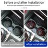 Car Sticker 2025 Hot PVC Car Coaster Water Cup Anti-Slip Silicone Pads Interior Accessories For BMW Motorsport X1 X3 X5 E39 E46