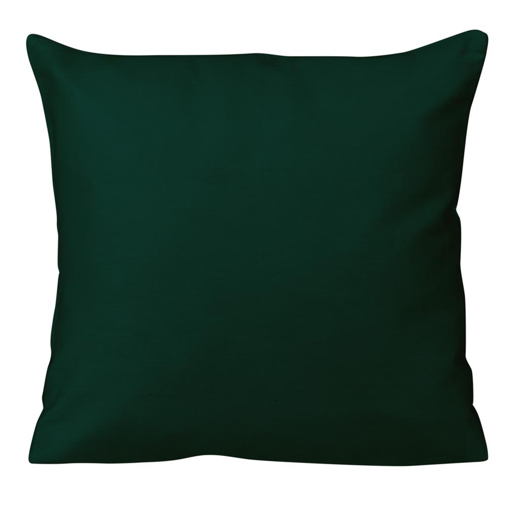 Poszewka Satynowa 40X40 Zielona Butelkowa 036 Jednobarwna