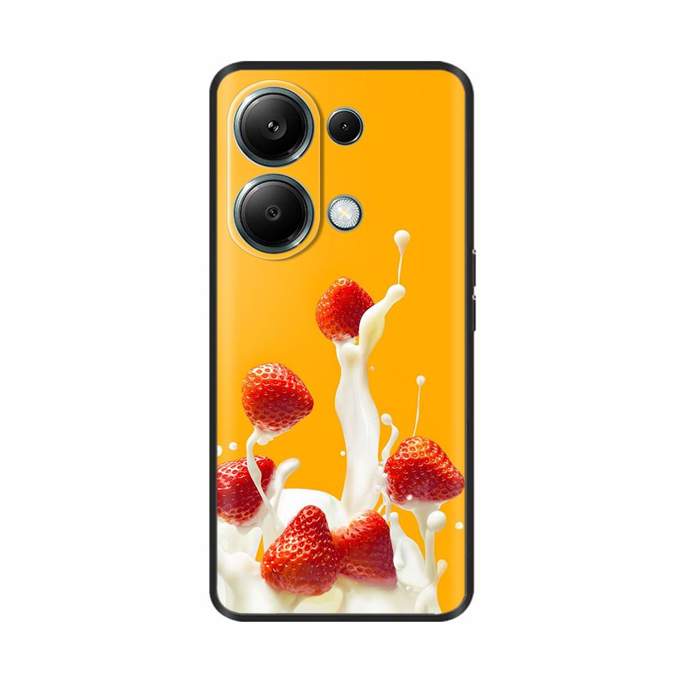 Для Xiaomi Poco M6 Pro Чехол Ударопрочный Силиконовый Крашеный Мягкий Чехол для Телефона Для Xiaomi Poco M6 Чехлы Для Xiaomi PocoM6 Pro Fundas
