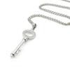 Les Trésors De Lily [I9100] - Серебристо-белое стальное колье «Clé des Maybes» - 40x15 мм