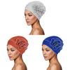 Turban Womens Floral Stretch Care Hat For Summer And Winter Fashion Accessories