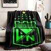 Atletico Nacional Theme Personalized Outdoor Flannel Blankets Soft And Suitable For All Seasons Perfect For Sofas Beds And Camping
