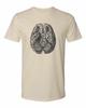 Коттедж Cult Clothing Футболка Хлопок Медицинская Анатомия Викторианское Искусство Мозг #4