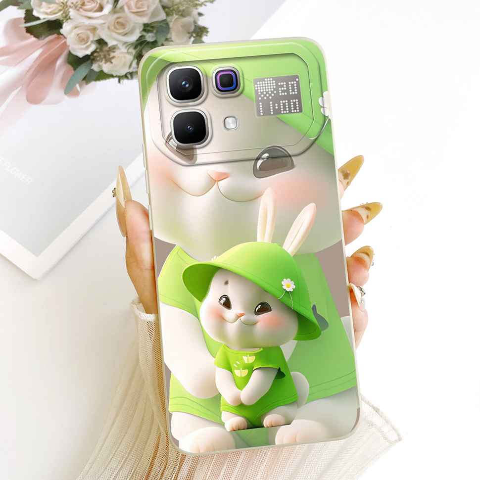 New For Infinix Note 60 Pro 5G X6878 Case Paint Cat Flowers Silicone Cover For Infinix Note 60 5G 6.78" X6879 Phone Cases Bumper