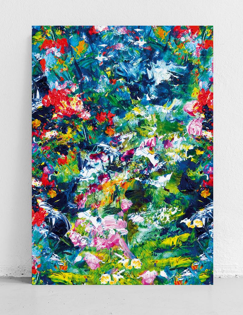 Плакат абстрактная живопись