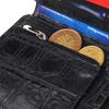 Оригинальное мужское портмоне из натуральной фактурной кожи CANPELLINI Purse 21502 Черное