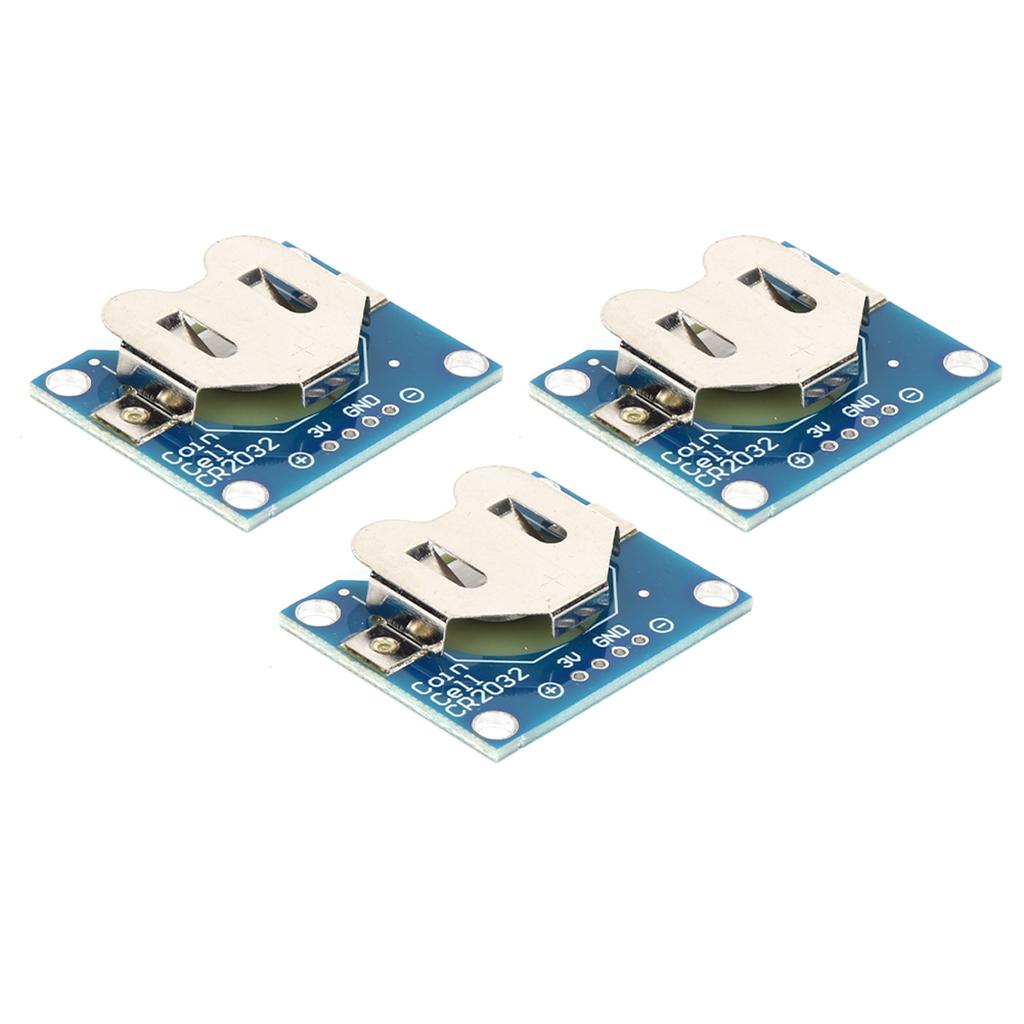 3Pcs Button Battery Mounting Board Electrical Holder Module for 20mm CR2032 Coin Cell