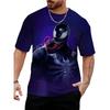 Мужская футболка с принтом Marvel Venom, летние топы с круглым вырезом, футболки, повседневная стильная одежда с коротким рукавом, модный тренд, стритвир