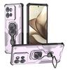 For Motorola Edge 50 5G Case Rotatable Ring Kickstand PC+TPU Shockproof Phone Cover