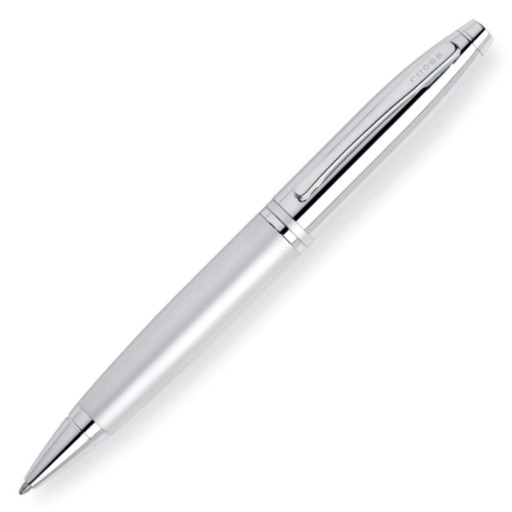 Cross Ballpoint Satin Officially Imported Pen, Oil-Based, Karei, AT0112-4, Chrome,