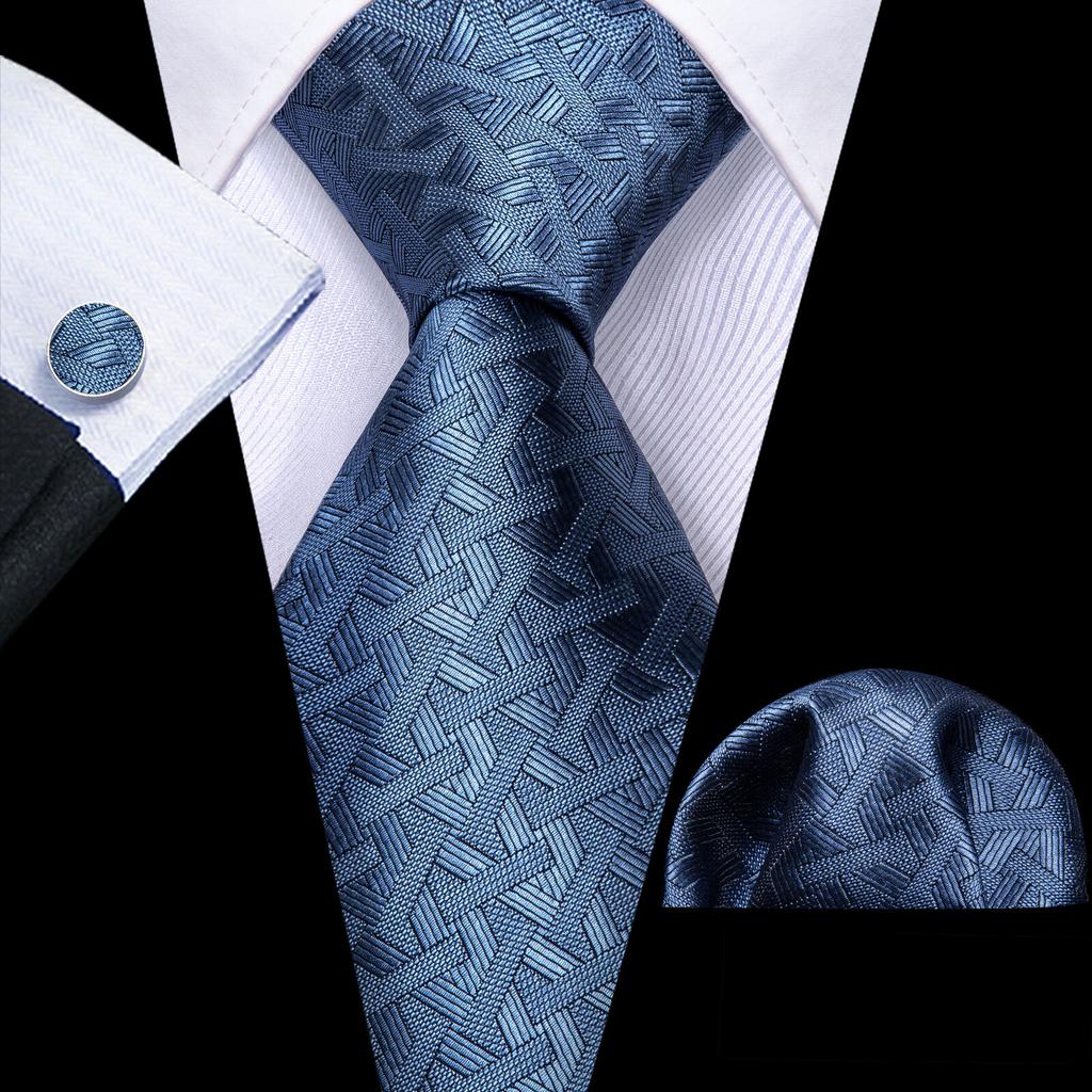 Barry Wang 200 Colours Ties Mens Paisley Striped Geometric Neckties Set Wedding