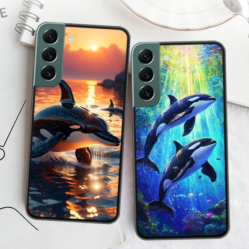 Факты о косатках Чехол для телефона для Samsung Galaxy S22 S25 Ultra S21 S10 Plus S26 Edge S20 S23 S24 FE Чехол Силиконовый Так