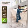 JMS Bridge Heavy Duty Cotton Stair Dust Sheet 24ft x 3ft – Reusable Stair & Hallway Protector for Painting, Decorating & DIY – UK