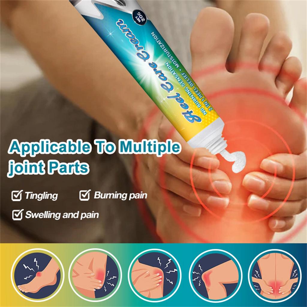 Heel Pain Ointment, Paste For Relief Reduce Swelling Muscle Soreness Paste Knee Ointment Soothes Feet Knees Back Shoulders Heel Ointment