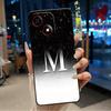 Красивый Яркий Цветной Чехол для Телефона Пара Для ZTE Blade A35E Защита от Царапин Мягкий Счастливый Инициал A-Z Узорная Крышка