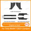 2 4 8Pcs For Tesla Model Y Juniper 2026+ ABS Front Rear Door Sill Protector Threshold Strip Anti-kick Guard Panel Waterproof Pad