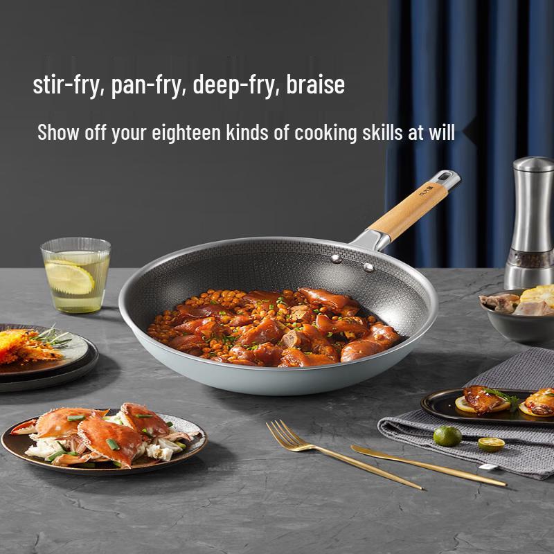 COOKER KING Вок из нержавеющей стали 316L с антипригарным покрытием