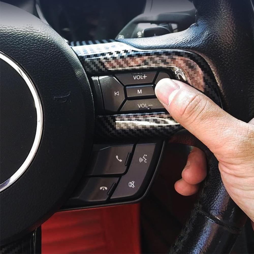 Отделка рулевого колеса из углеродного волокна для Ford Mustang 2015-2023