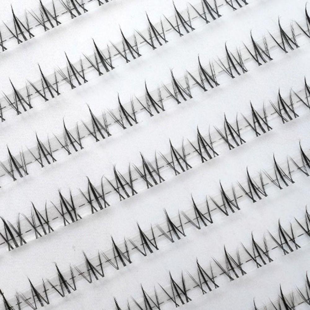 Makeup Fluffy False Eyelashes Dense Segmented Eyelashes Bundles  Beauty
