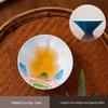 Ручная роспись чашки для удачи с лотосами Tea Xun