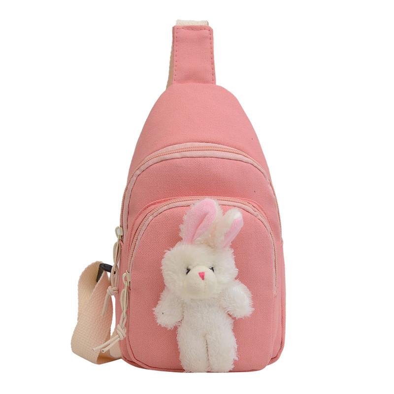 Rabbit Child Cartoon Crossbody Bag Outdoor Leisure Fashion Canvas Bag Shoulder