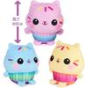 Takara Tomy Gabby's Dollhouse Cousin Cake Plush Toy Set 3 Pieces