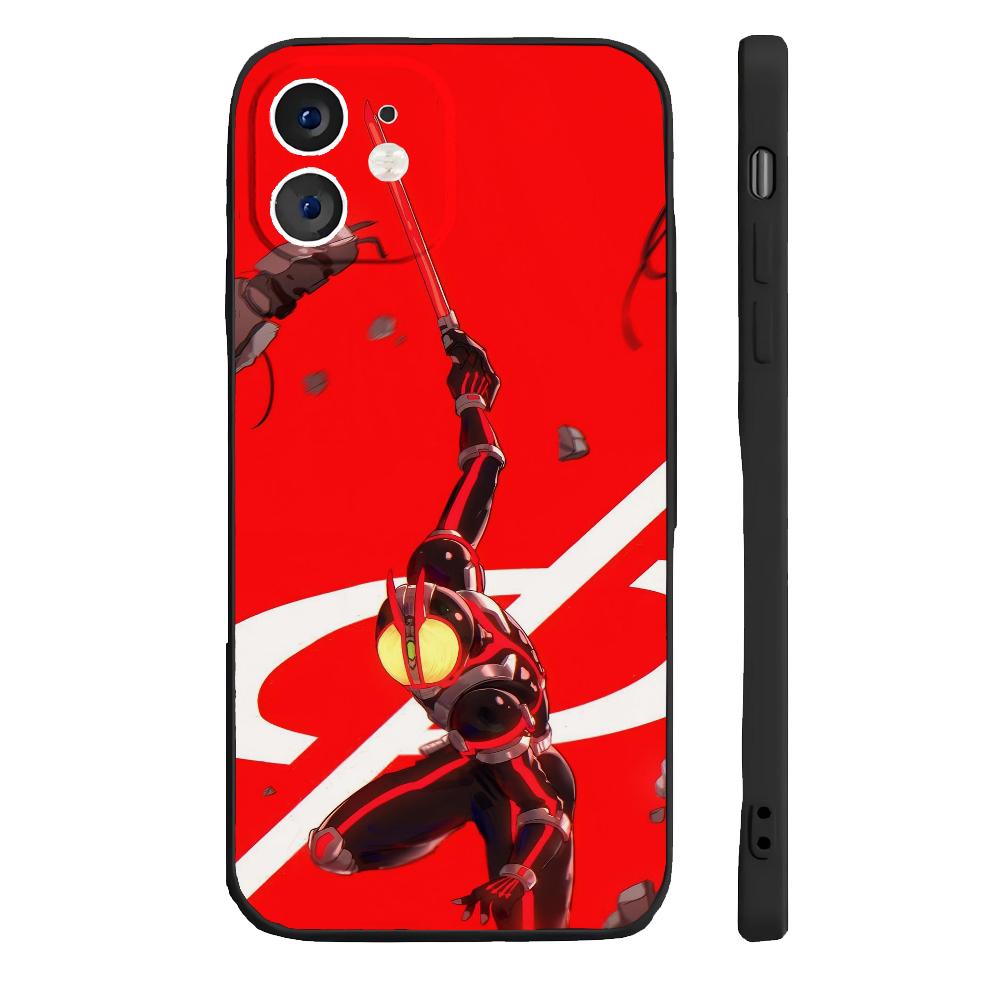 Чехол для телефона Masked R-Rider, мягкий силиконовый для iPhone 16 15 14 13 12 11 Plus Pro Max Plus