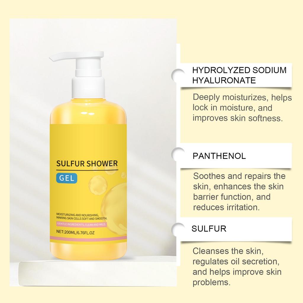 Гель для душа Мягко очищает кожу, делает ее гладкой, нежной, увлажняющей и освежающей, контролирует жирность кожи, 200 мл