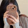 Роскошный решетчатый чехол для телефона из твидовой ткани для Iphone 14 13 12 11 Pro Max X Xs Max Xr 14 Plus, зимний пушистый противоударный чехол-бампер