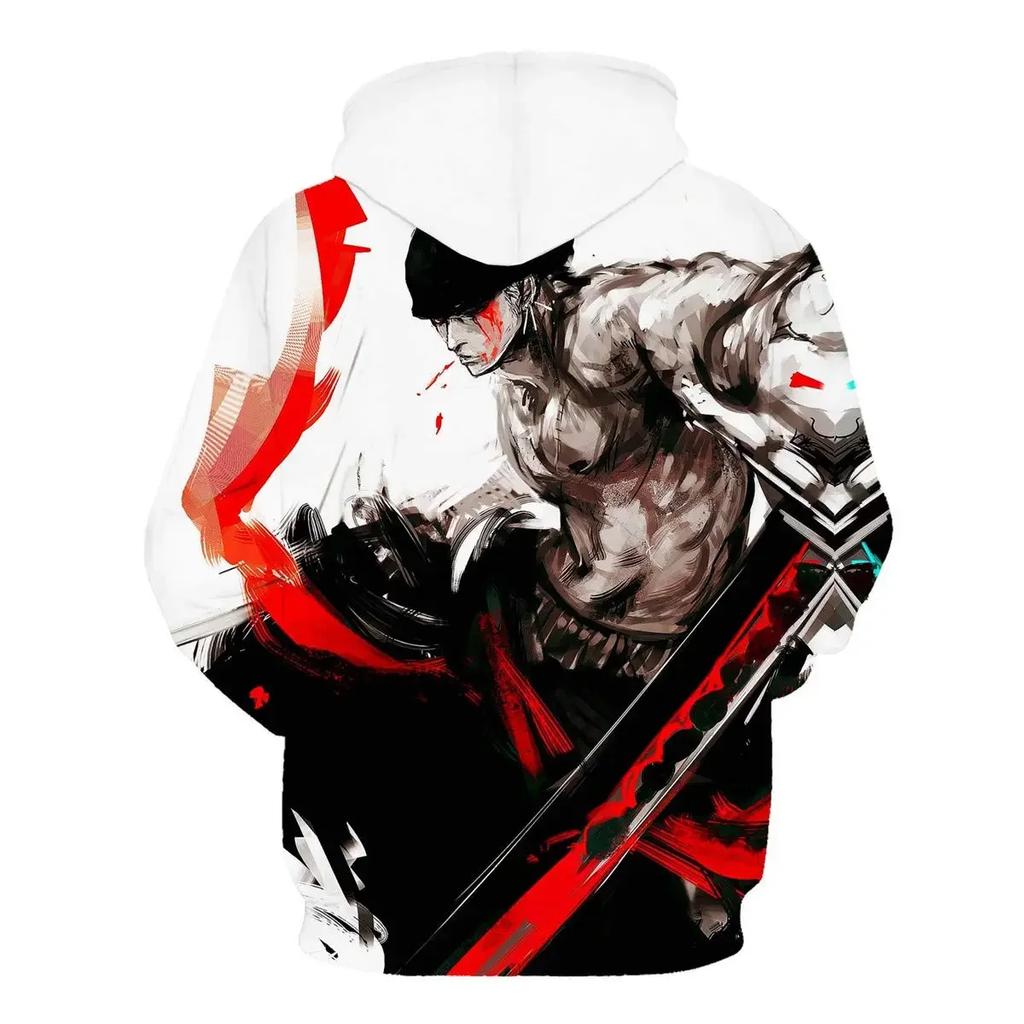 Мультфильм One Piece Roronoa Zoro 3D толстовки мужские модные повседневные костюмы для косплея забавная весенняя уличная толстовка куртка