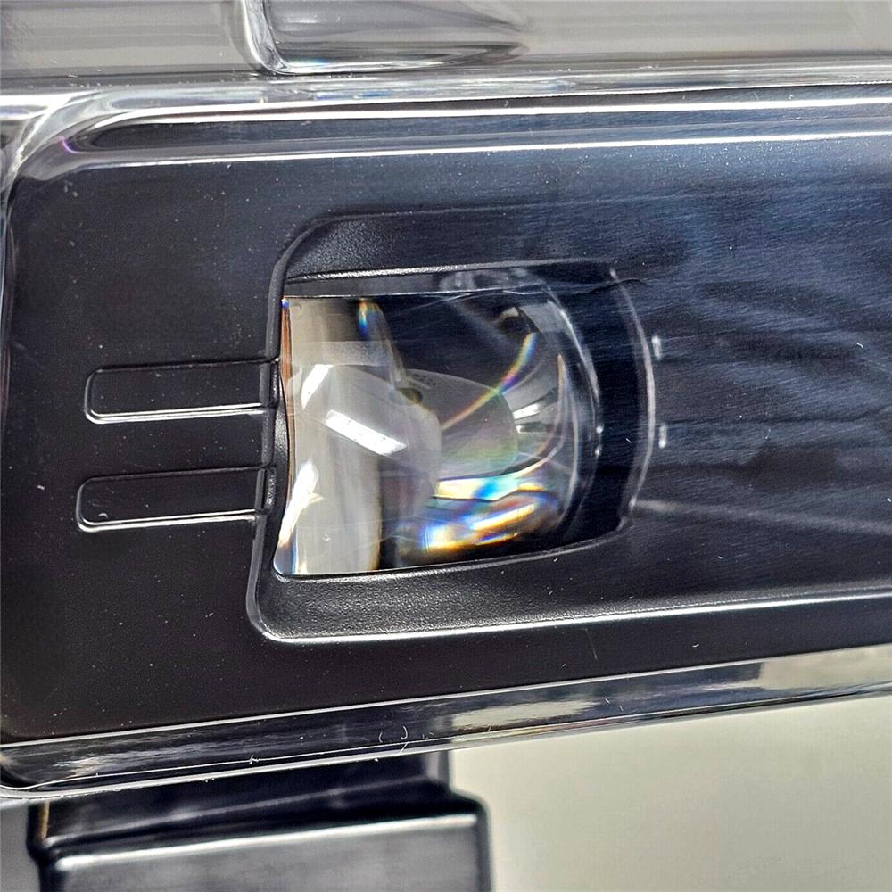 LED Fog Lights Set with Trim Bezels & Wire Harness For GMC Sierra 1500 2022-2024