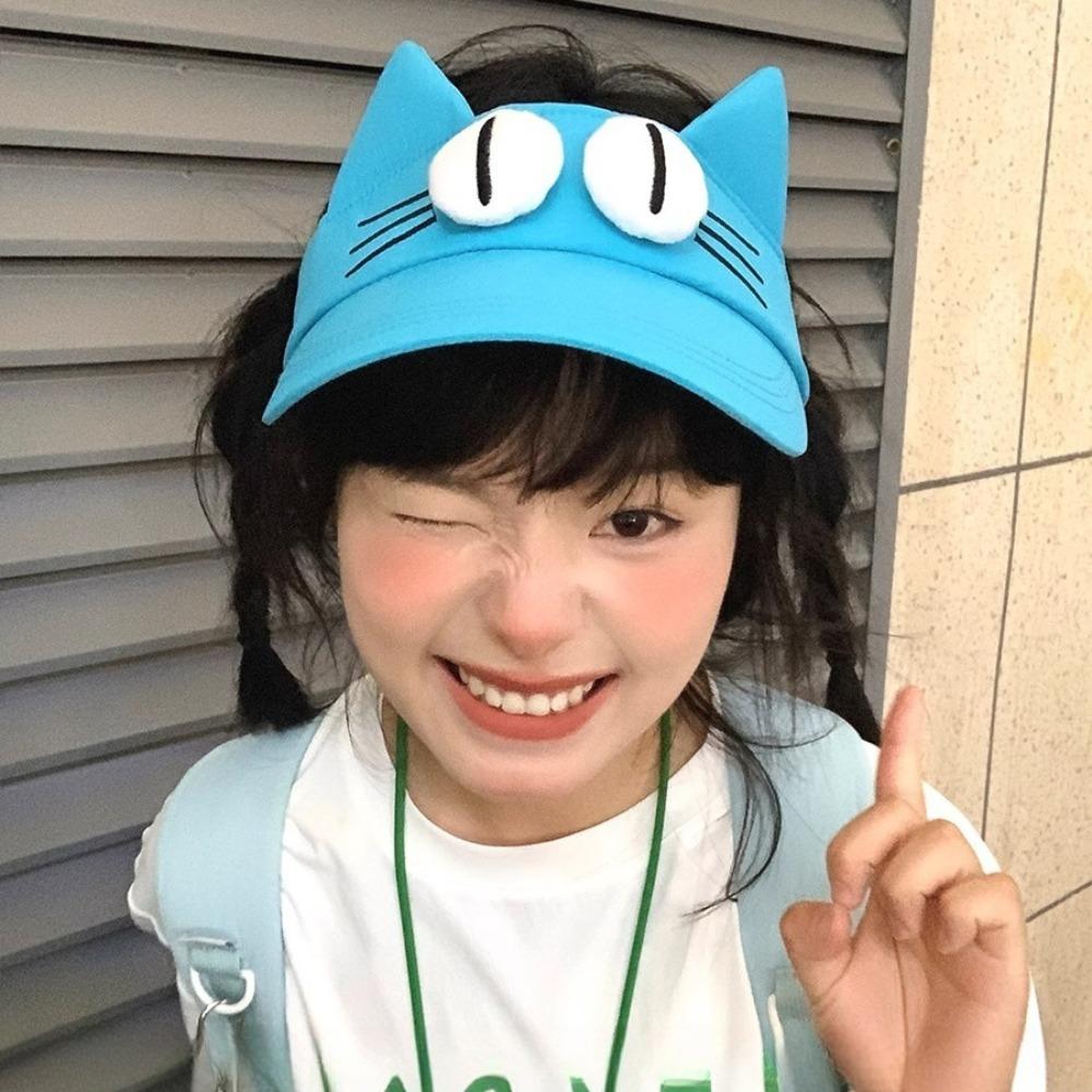 Солнцезащитная шляпа Kitty Hollow из быстросохнущей ткани с кошачьими ушками для кемпинга